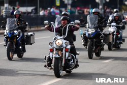 В центре города в выходные стоит ожидать длинную мотоколонну