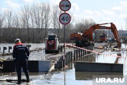 Во время наводнения Мало-Чаусовский мост был полностью затоплен