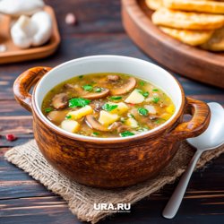 Вариант сервировки блюда