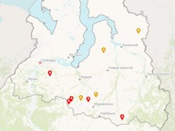 Карта природных пожаров на 1 июля 2025 года
