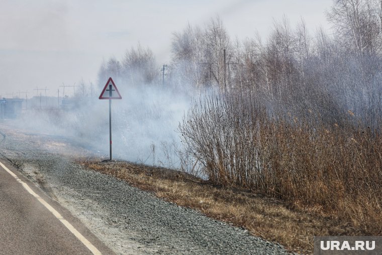 Возгорание на участке оперативно устранили