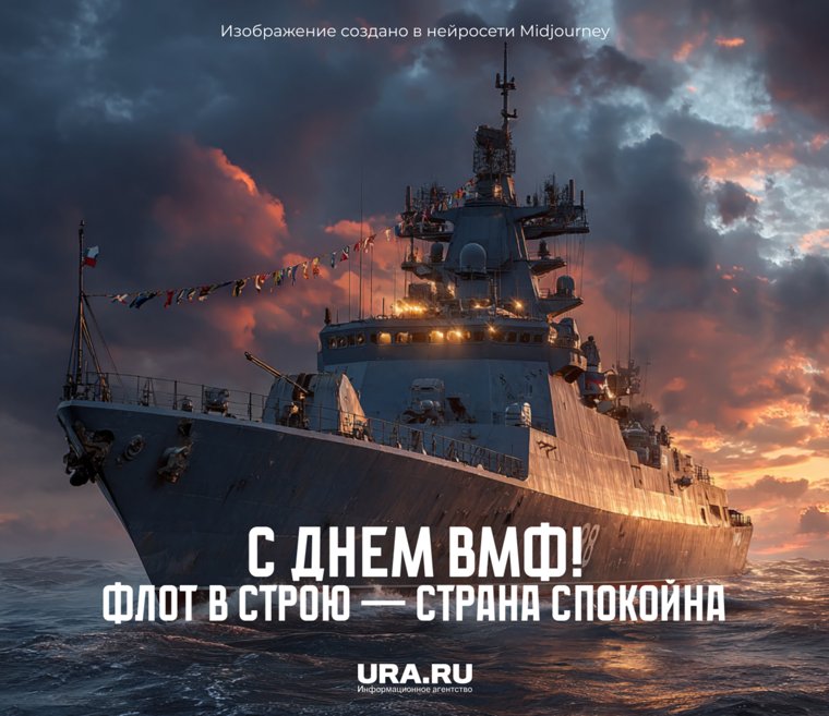 День ВМФ России отмечается в последнее воскресенье июля