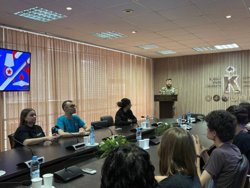 Ветеран СВО Жданов на встрече со студентами КГУ