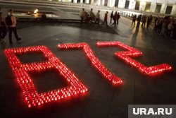 После завершения акции участники почтили память защитников и жителей блокадного Ленинграда