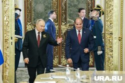 Встреча глав РФ и Египта длилась 1,5 часа