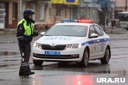 Курганские сотрудники ГАИ участвуют в патриотической акции «Бессмертный автополк»