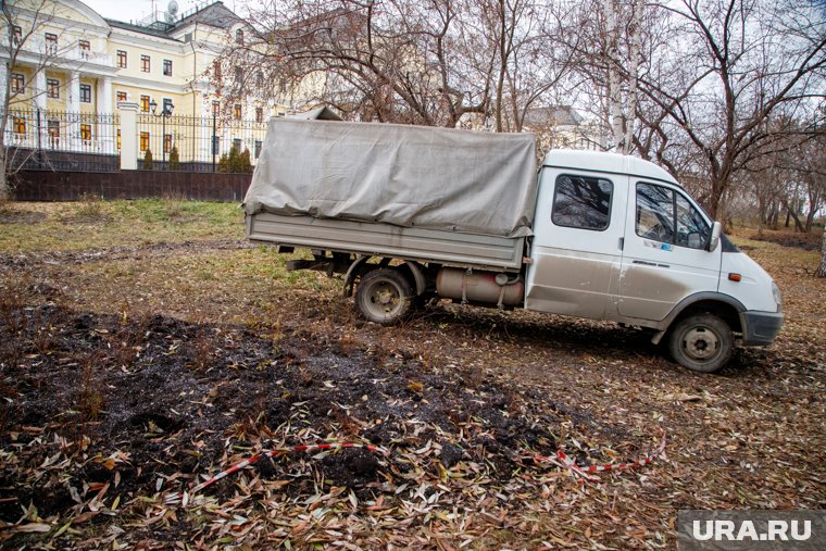 ГАЗель сгорела в городе Куртамыш (архивное фото)