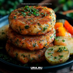 Вариант сервировки блюда