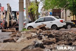 В центре Заводоуковска началась масштабная реконструкция (архивное фото)