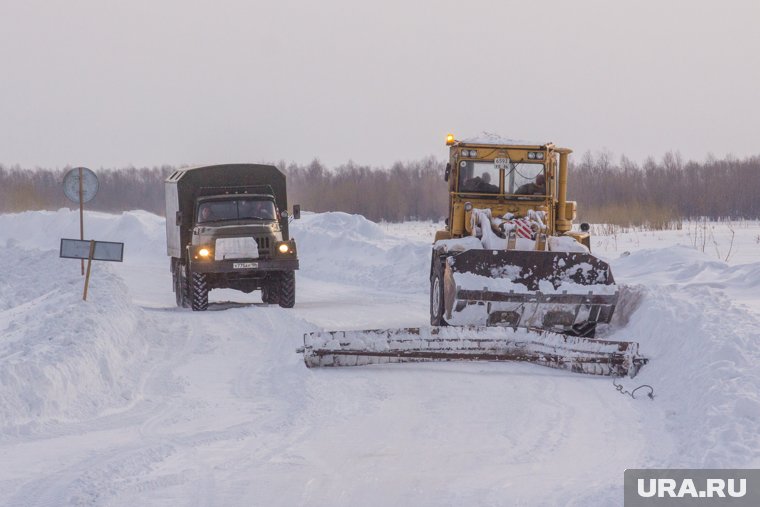 На зимнике разрешено движение транспорта массой до 20 тонн