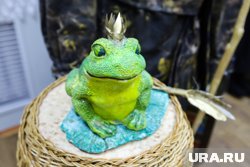 В Шадринске повреждена скульптура царевны-лягушки