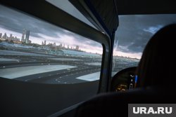 Сначала летали над вечерним Дубаем
