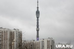 Молния ударила в телебашню из-за ливней
