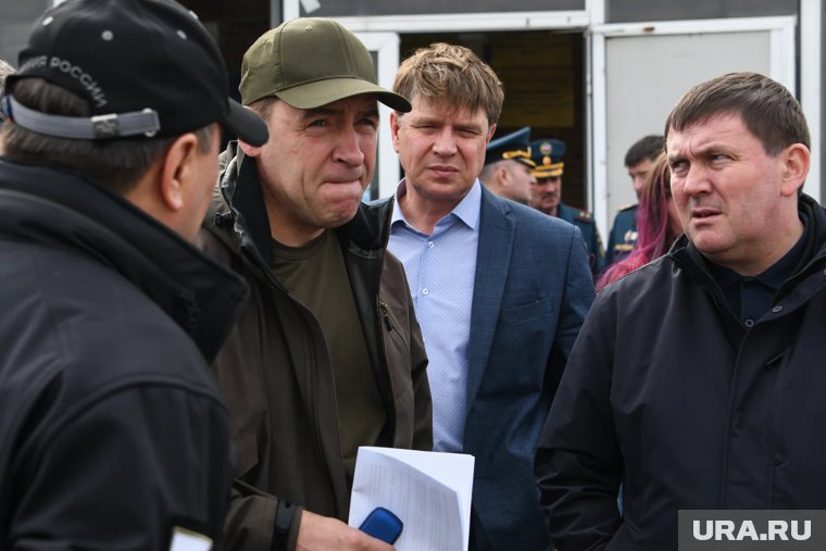 Евгений Куйвашев и Алексей Шмыков в Сосьве