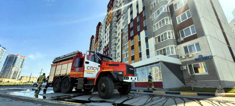 Пострадавших при пожаре нет
