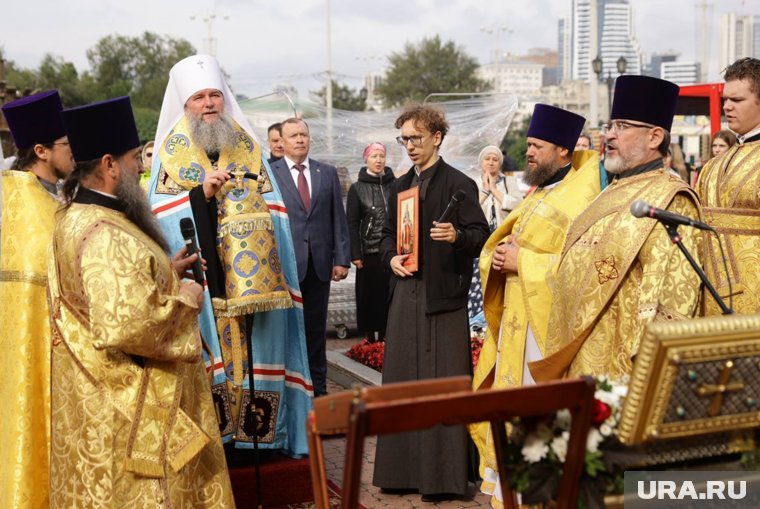 В молебне принял участие Алексей Орлов 