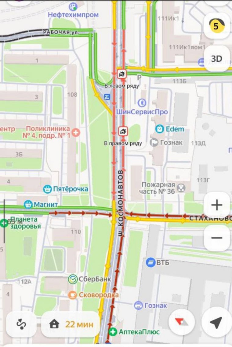 Затор растянулся на три километра 