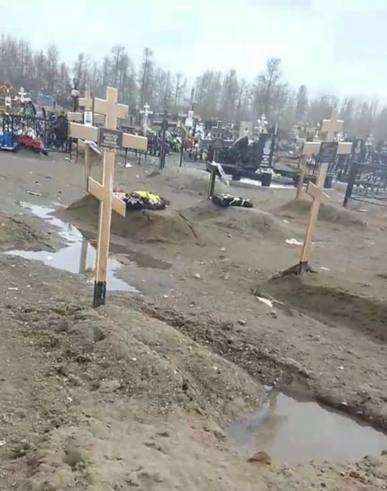 Местные жители обеспокоены подтоплениями на кладбище 