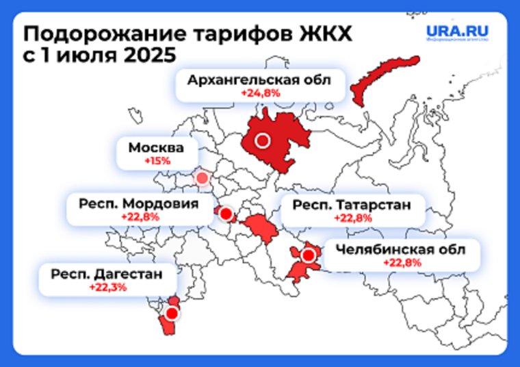 В России дорожают тарифы ЖКХ