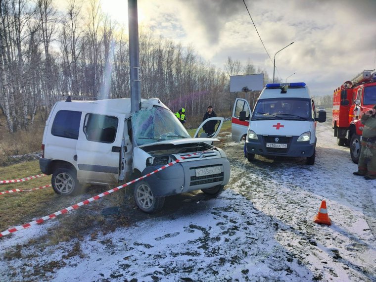 Мужчина врезался в линию электроопоры 