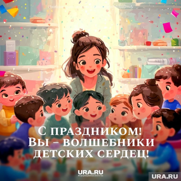 С праздником, воспитатели и сотрудники дошкольных учреждений!