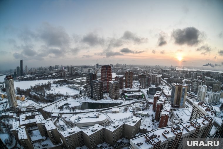 В Екатеринбурге средняя температура зимой была -6,6 градусов