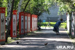 Стенды с именами героев появились в парке
