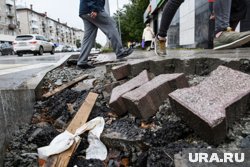 В администрации выяснят, что стало причиной проседания грунта