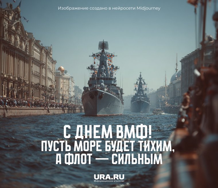 В этот день чествуем моряков