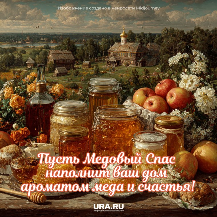 В Медовый Спас традиционно приносят мед, воду и яблоки на освящение в церковь