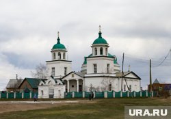 В кургаснком селе газ провели в церковь