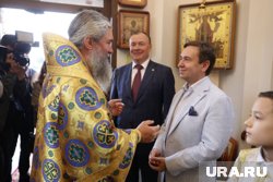 Митрополит Евгений поприветствовал в часовне Александа Андреева