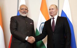 Путин и Моди общались на саммите ШОС
