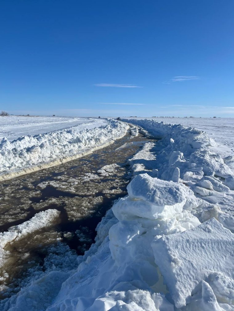 Обводнение на зимнике Панаевск-Яр-Сале