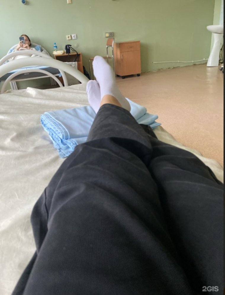 Одна из студенток сфотографировала себя в больнице