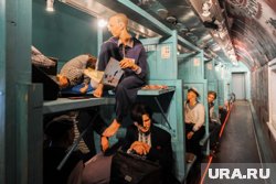 Поезд представляет собой передвижной музей