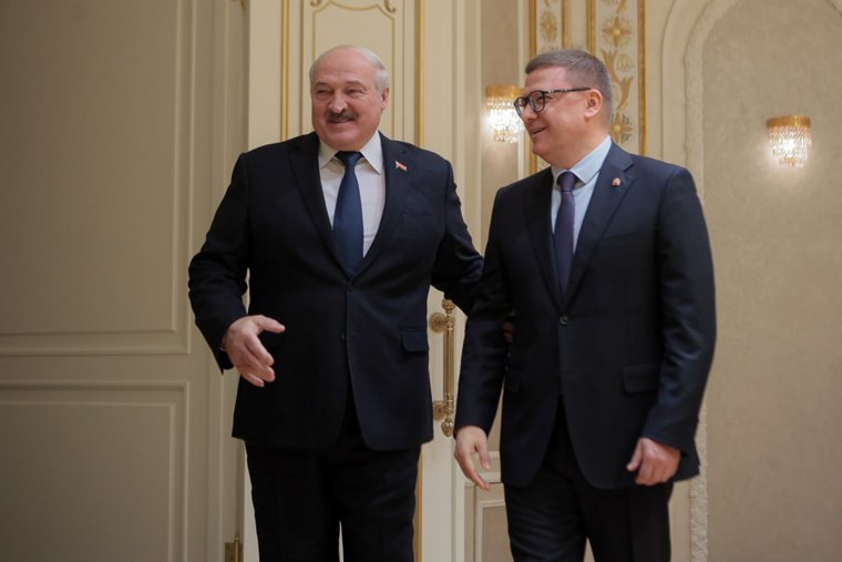 Александр Лукашенко и Алексей Текслер поговорили о хоккее