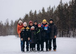 Павел Соколов с семьей 