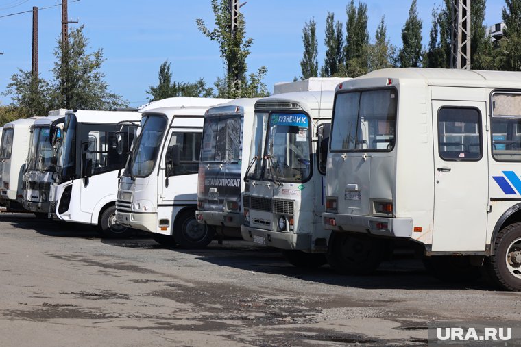 Курганские автобусы отправили на штрафстоянку (архивное фото)