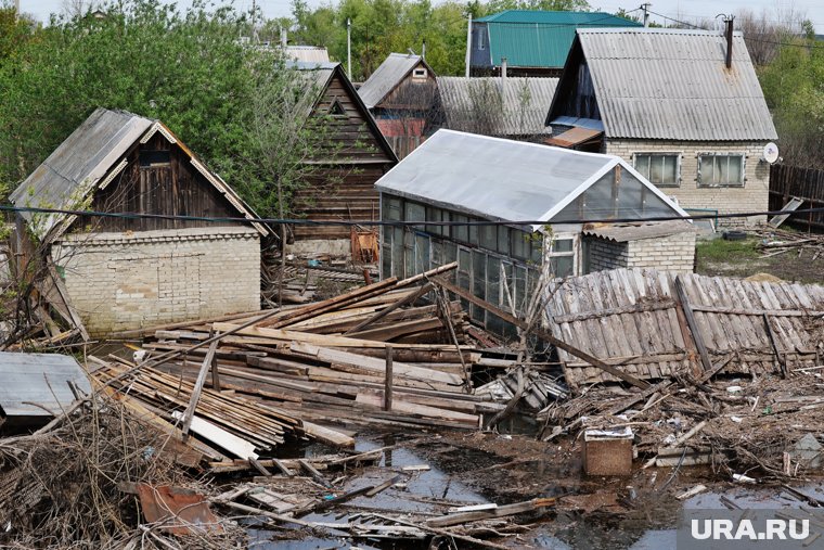 Уровень воды снижается не только в Тоболе, но и на курганских дворах