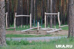 В курганском экопарке появится новый веревочный городок