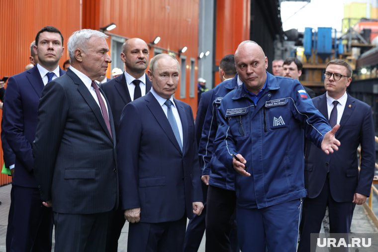 Владимир Путин на ММК