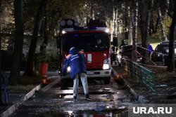 В тушении пожара участвуют 30 спасателей (архивное фото)