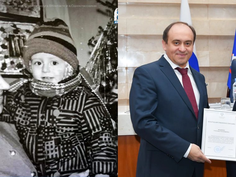 Александр Подорога в детстве и сейчас