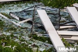 В результате взрыва обрушился частный одноэтажный дом