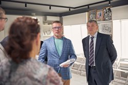 Сергей Ланцов и Виктор Кокшаров оценили пространство аудитории