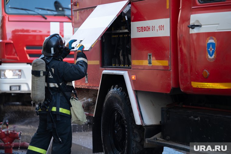 Пожар возник в штанговом цехе