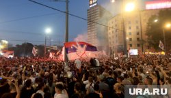 В западных СМИ писали, что во время протестов ощущалась значительная напряженность обстановки 