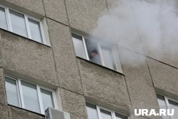 Пожар произошел на третьем этаже дома
