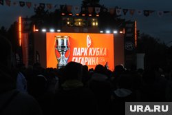 Болельщики «Трактора» собрались в парке Гагарина, чтобы поддержать команду